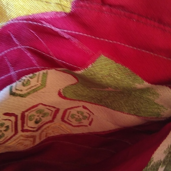 Handmade Patchwork Shoulder Bag Purse Soft Textile Aztec Asian - Picture 4 of 6